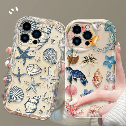 Colorful Marine Wave Phone Case