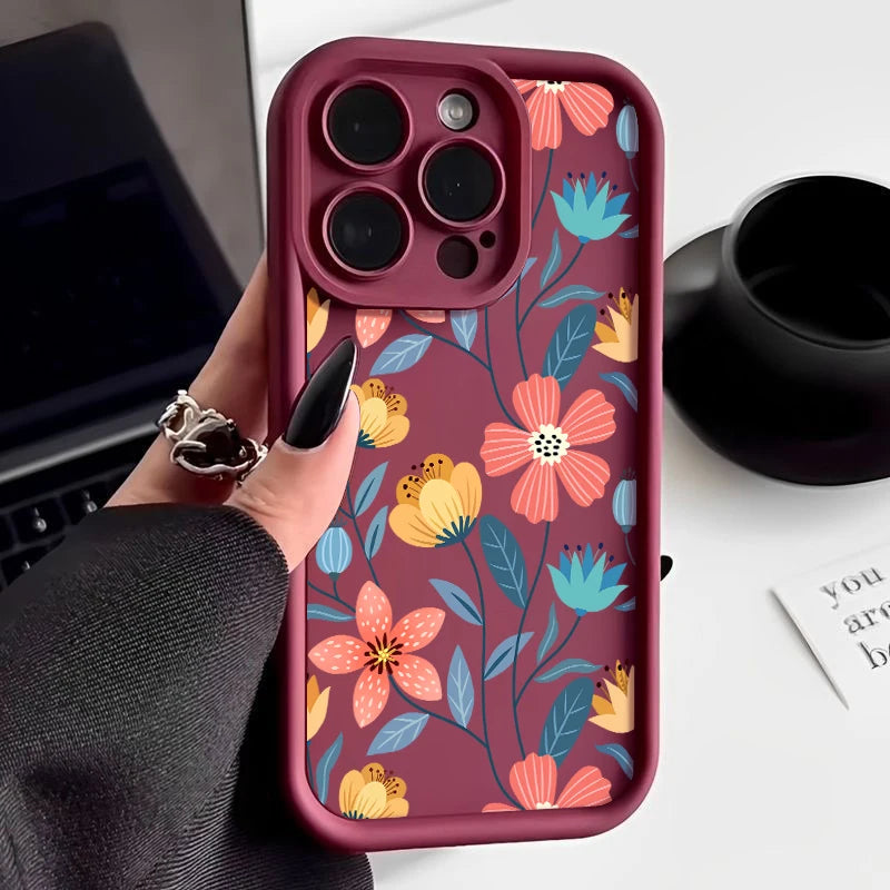Colorful Flowers Phone Case