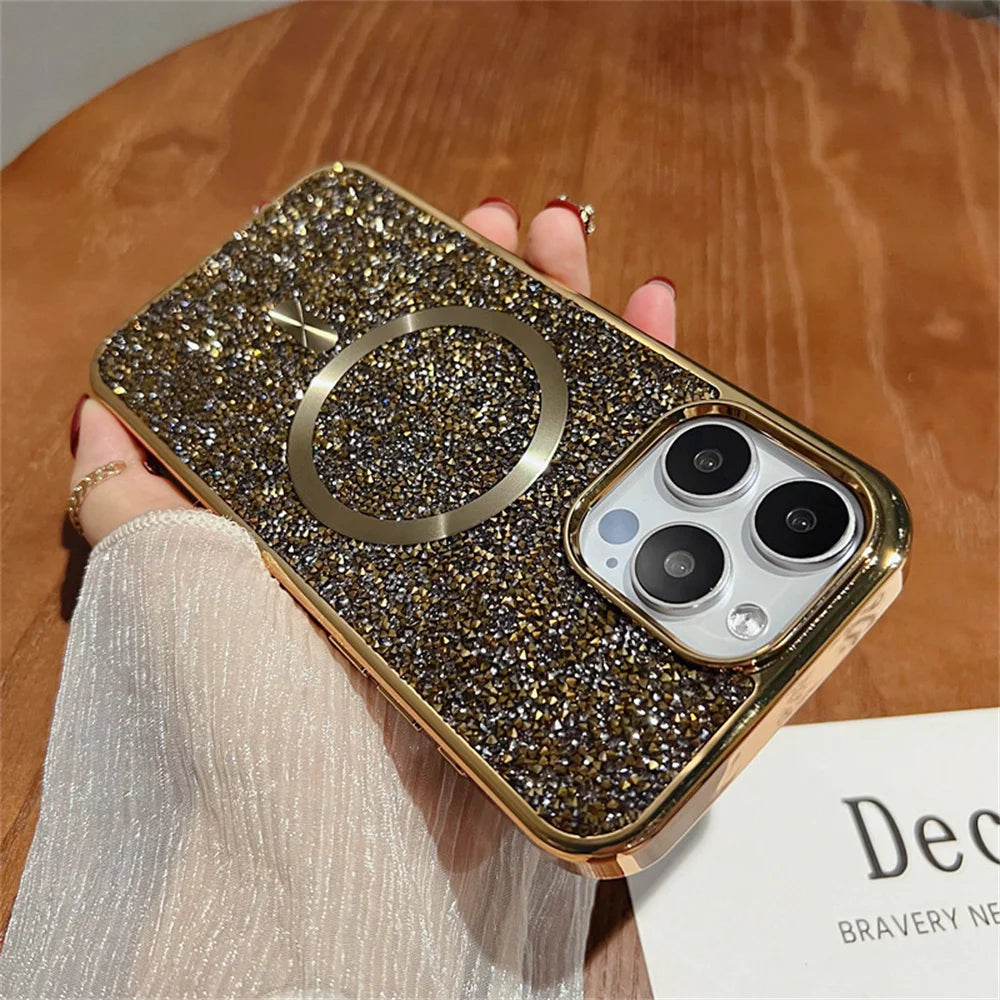 Magnetic Glitter Sequin Phone Case