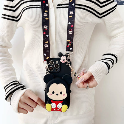 Minnie Mickey Wallet Phone Case for iPhone