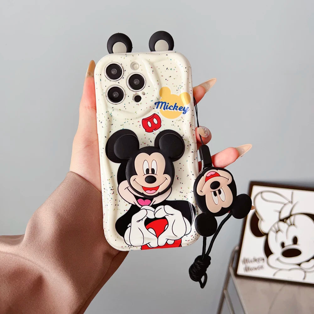 Minnie Mickey Wave Phone Case for iPhone
