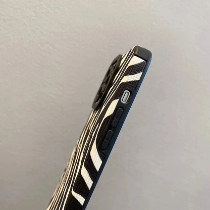 Zebra Stripes Silicone Phone Case