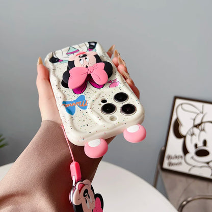 Minnie Mickey Wave Phone Case for iPhone