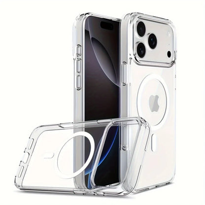 Magsafe Transparent Magnetic Case For iPhone