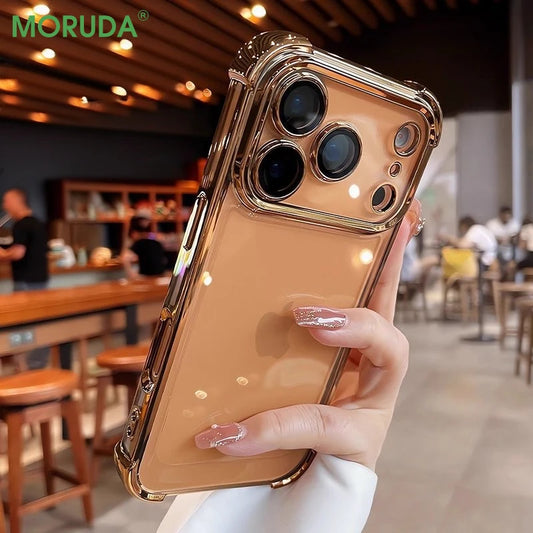 Transparent Electroplated Bumper Phone Case