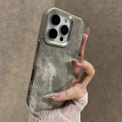 Retro Vintage Cowboy Jeans Fabric Phone Case