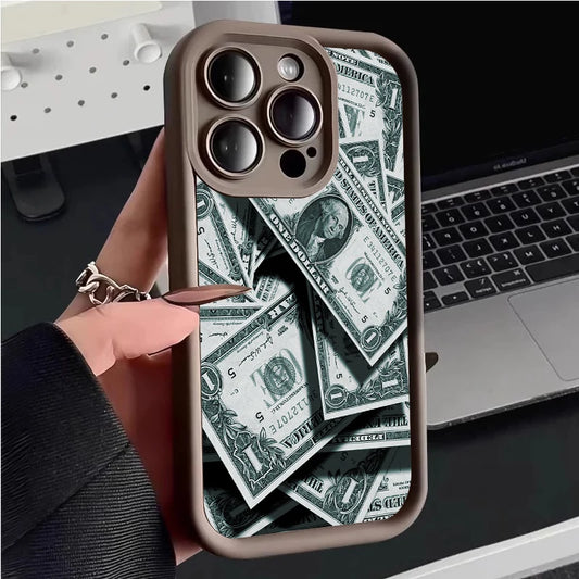 Pink Dollars Banknote iPhone Case