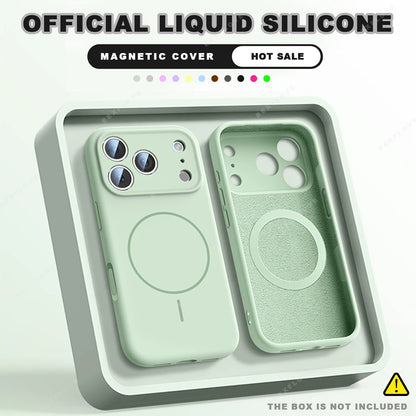 Liquid Silicone Magnetic Phone Case