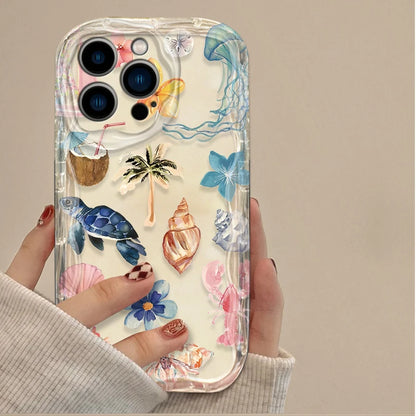Colorful Marine Wave Phone Case