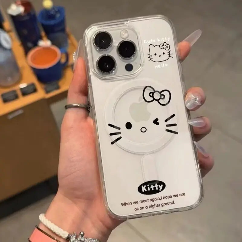 Pink Hello Kitty Magnetic Phone Case
