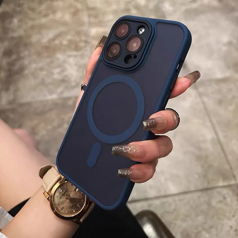 Shockproof Magnetic Armor Case For iPhone