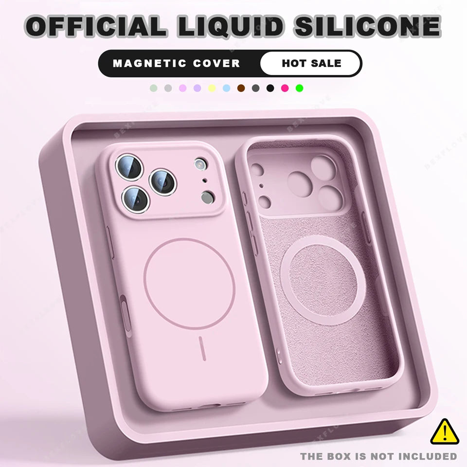 Liquid Silicone Magnetic Phone Case