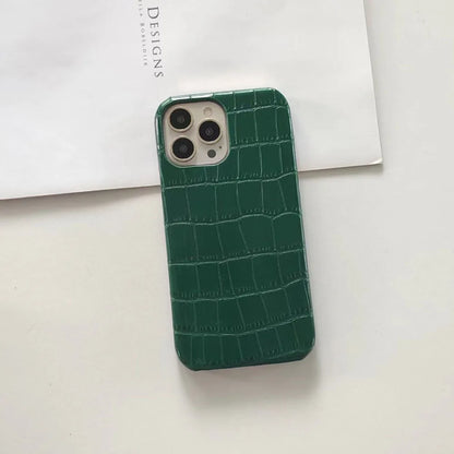 Crocodile Pattern Hard Phone Case