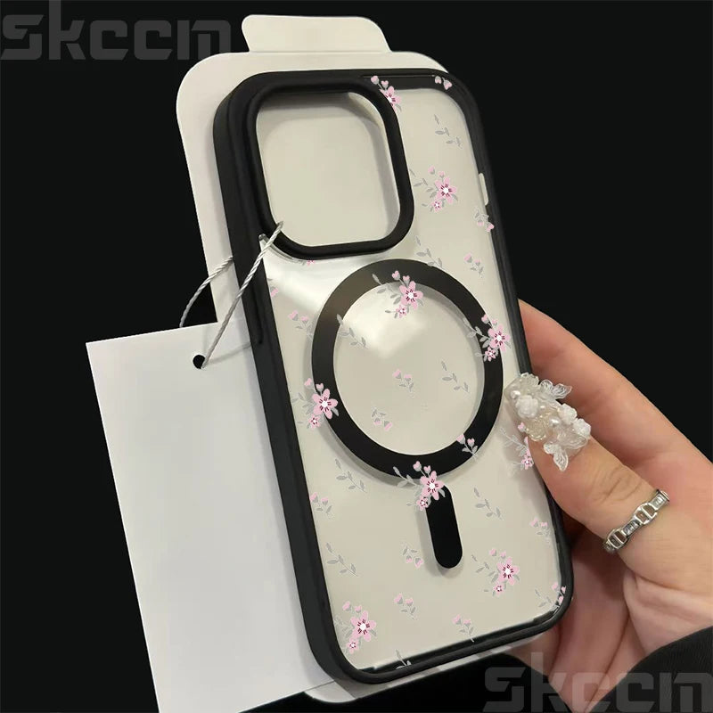 Flower Transparent Phone Case