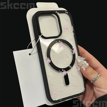 Flower Transparent Phone Case