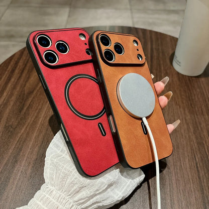 Magnetic Leather Case