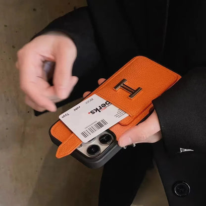 Vegan Leather Card Slot Case for iPhone