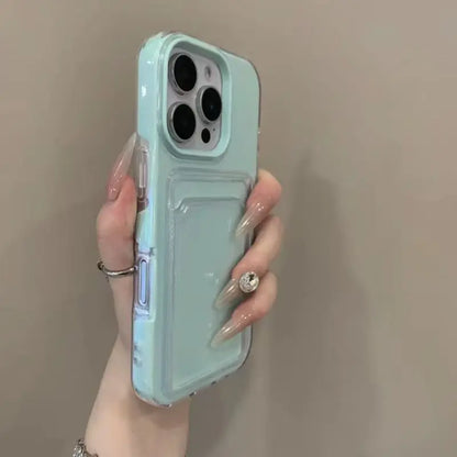 Card Holder Bumper Case For iPhone