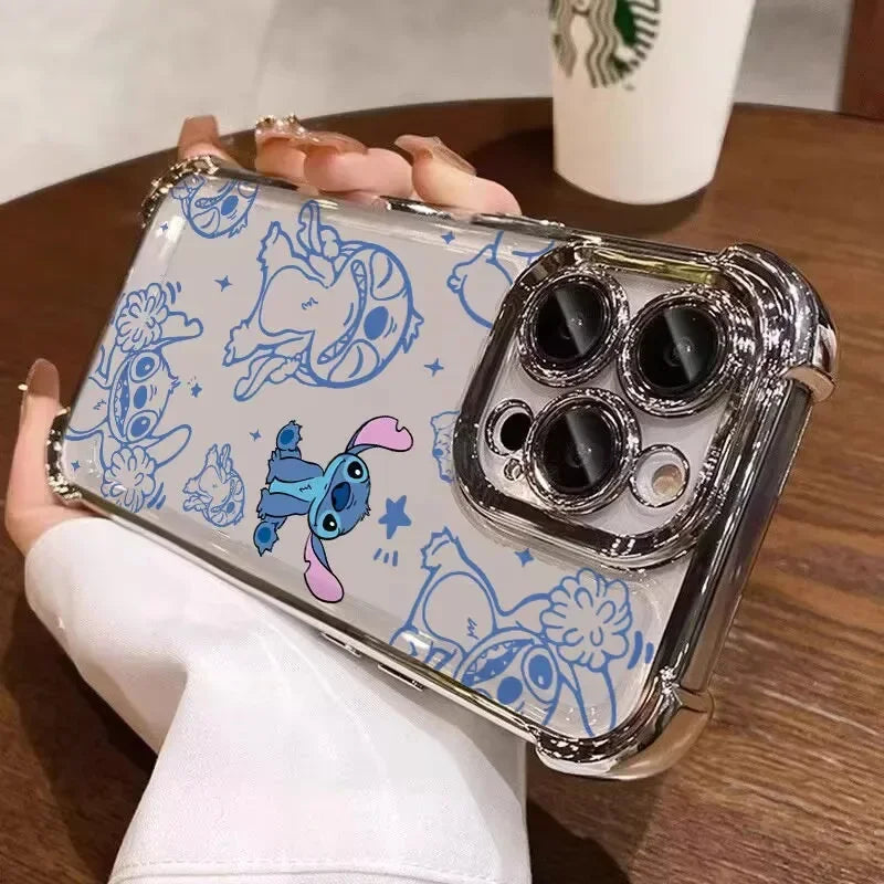 Cute Stitch Clear Phone Case