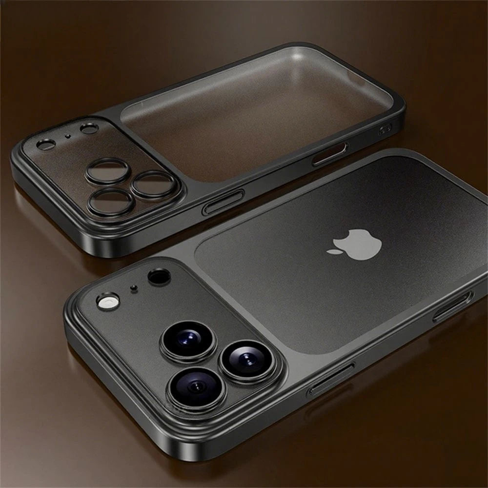 Matte Electroplated Hard Case For iPhone