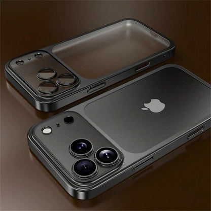 Matte Electroplated Hard Case For iPhone