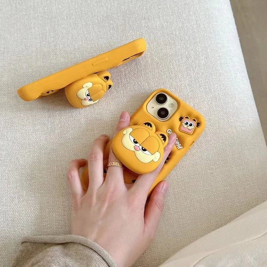 3D Carfield Grip Holder Phone Case