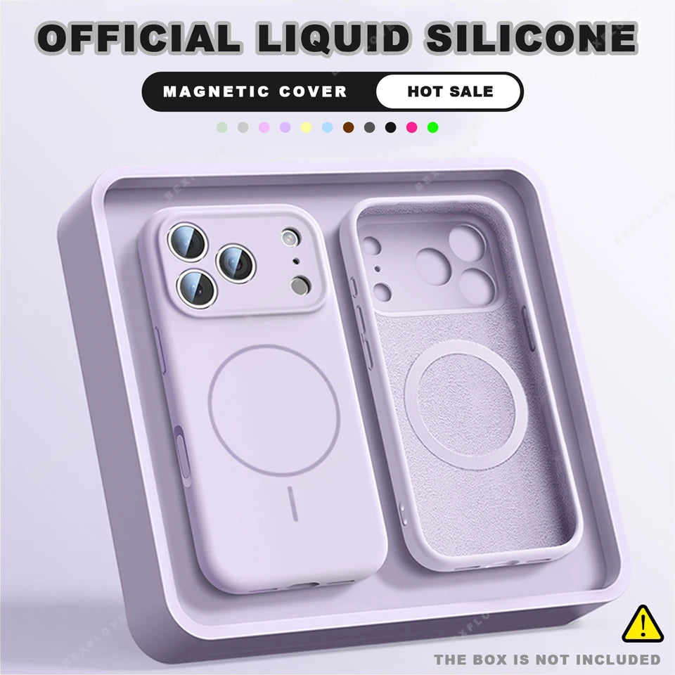 Liquid Silicone Magnetic Phone Case