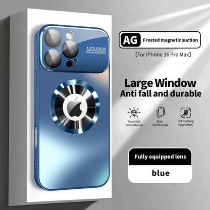 Titanium Metallic Magnetic Matte Case For iPhone