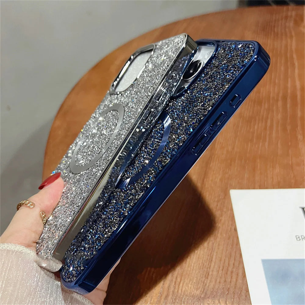 Magnetic Glitter Sequin Phone Case