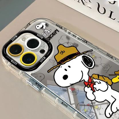 Snoopy Cartoon Mirror Phone Case
