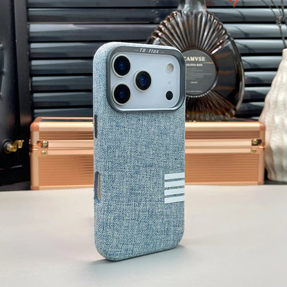 Retro Linen Fabric Magnetic Phone Case