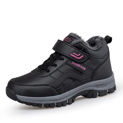 WinterSnow™ Unisex Warm Ankle Boots – Waterproof, Non-Slip, Plush Lined Boots for Couples