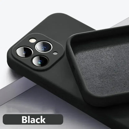 Solid Color Silicone Phone Case