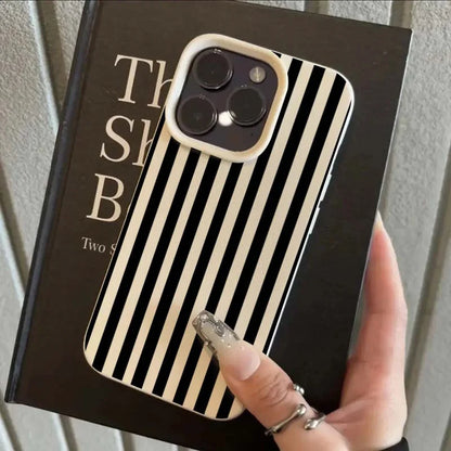 Colorful Striped Minimalist Silicone Case iPhone