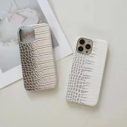 Gradient Crocodile Pattern Phone Case