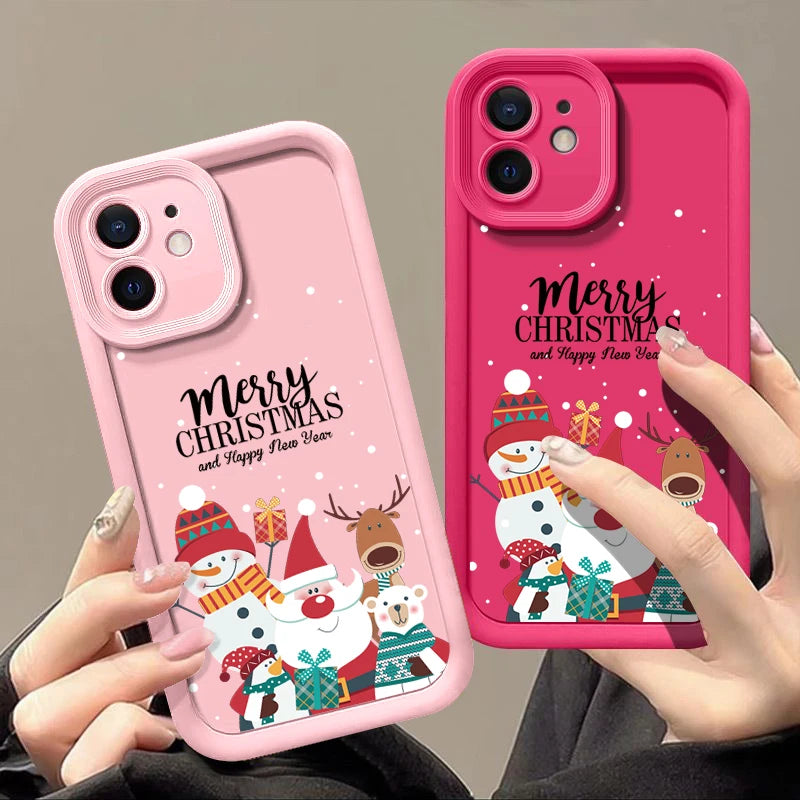 Christmas Pattern Soft Silicone Phone Case