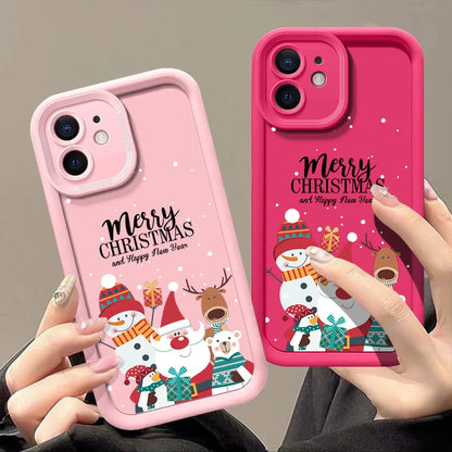 Christmas Pattern Soft Silicone Phone Case