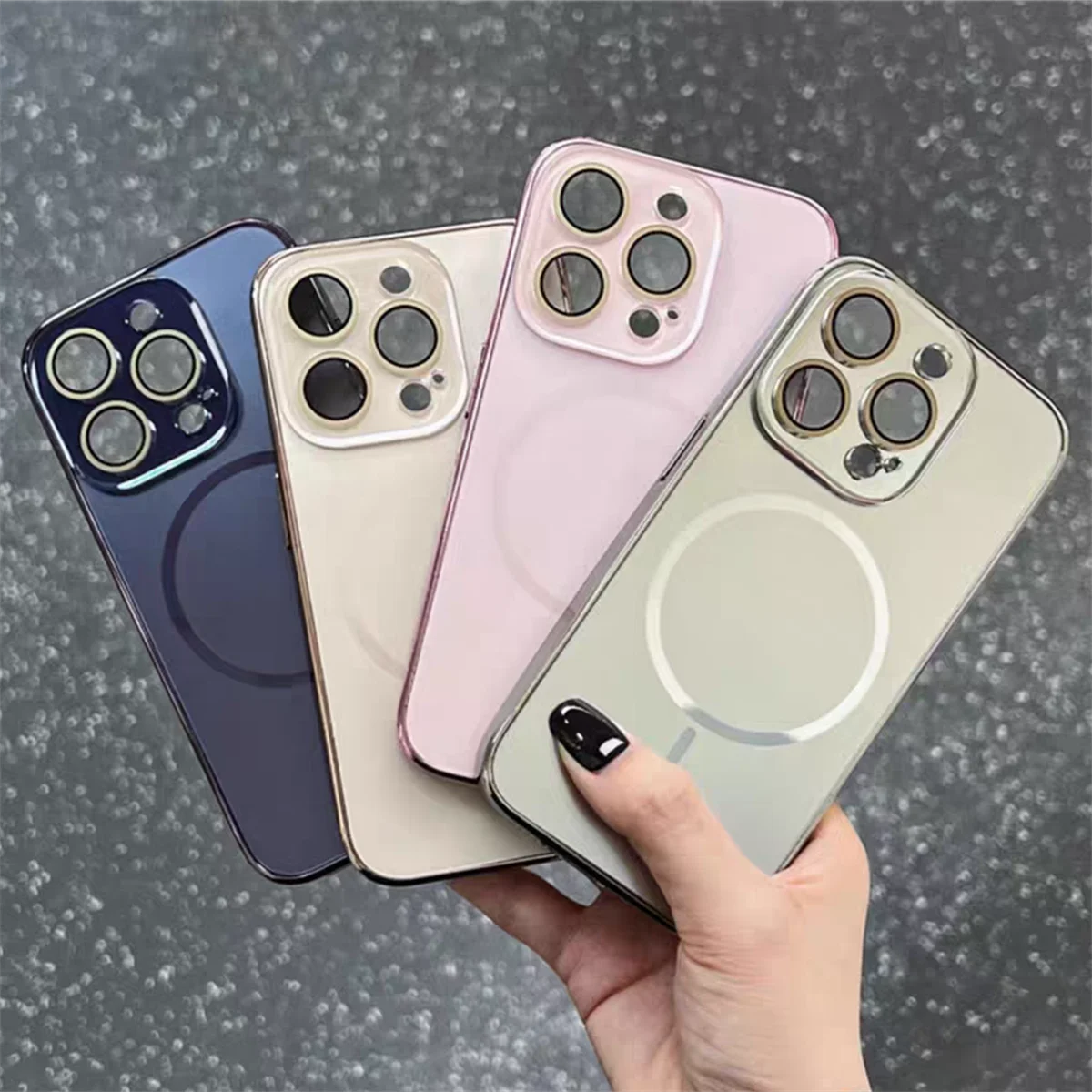 Nano Frosted Magnetic Lens Protect Case