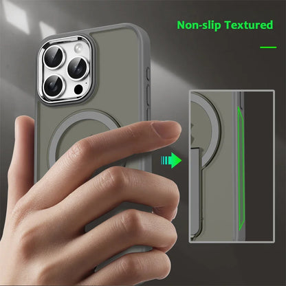 Magnetic Folding Stand Translucent Case iPhone