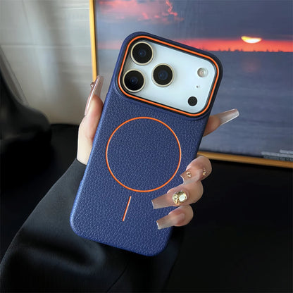 Frosted Lichee Pattern Magnetic Phone Case