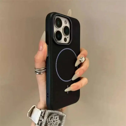 Magsafe Lichee Pattern Magnetic Case For iPhone