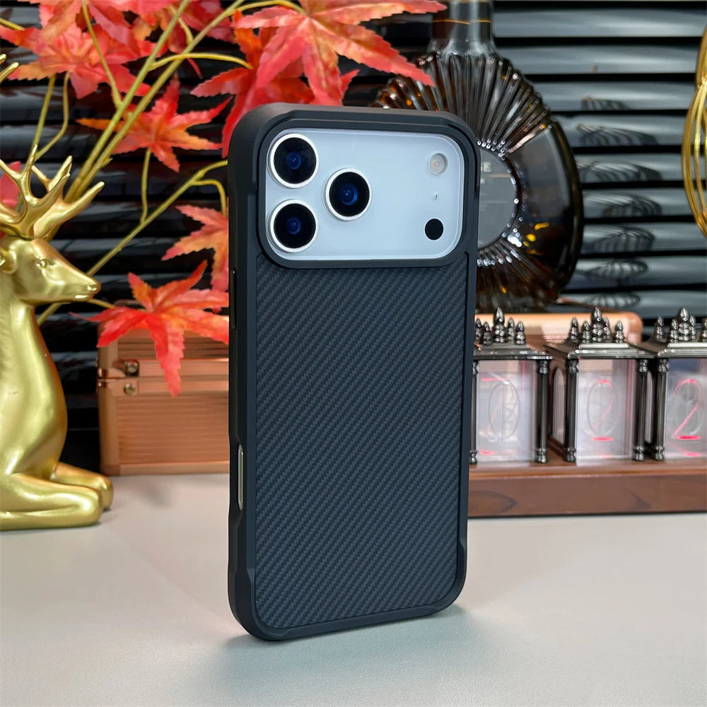Carbon Fiber Magnetic Phone Case