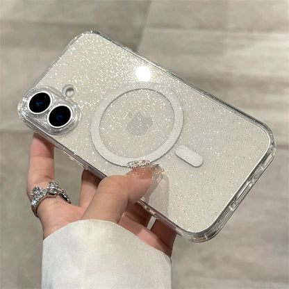 Glitter Magnetic Transparent Case