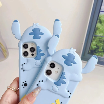 3D Disney Cartoon Stitch Phone Case