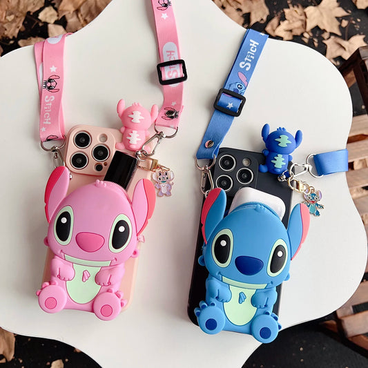 Stitch Wallet Phone Case for iPhone