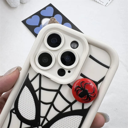 3D Spider-Man Cartoon Silicone Phone Case