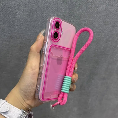 Candy Color Card Pack Case for iPhone