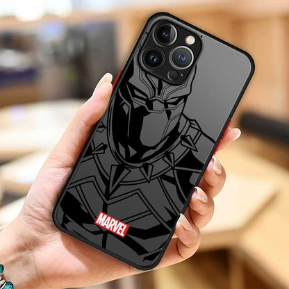 Marvel Character Clear Phone Case For iPhone