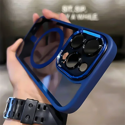 Magnetic Metal Lens Bumper Phone Case