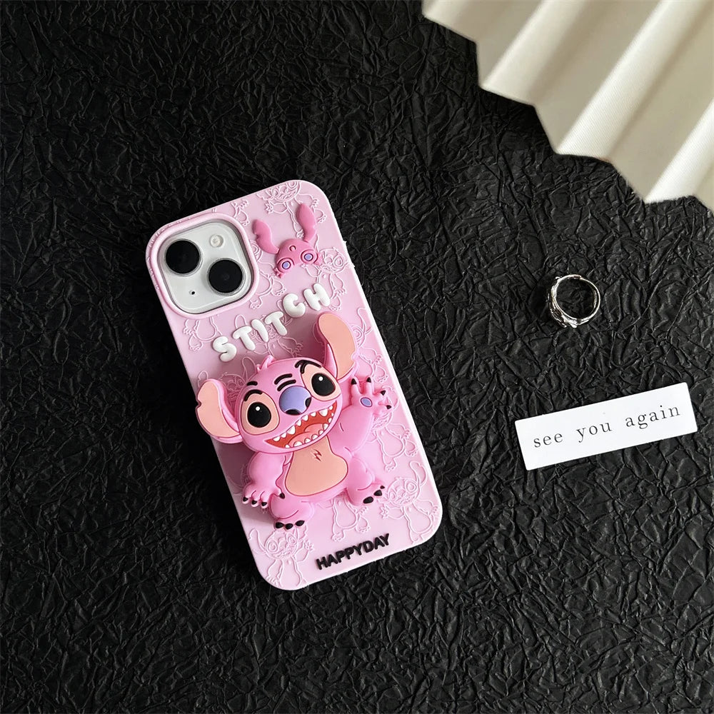 3D Cartoon Stitch Phone Case